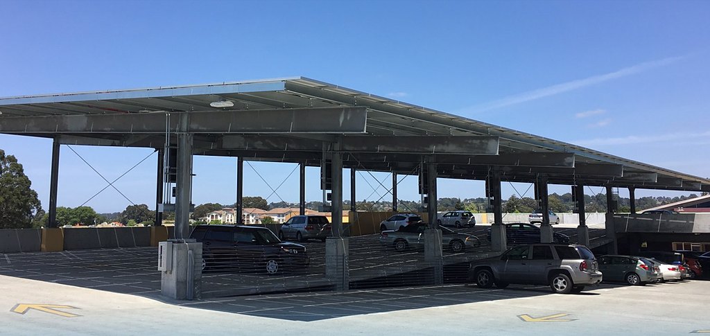 MAP solar canopy: shade, weather protection and generation